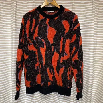 ZARA 추상 패턴 니트 스웨터 M