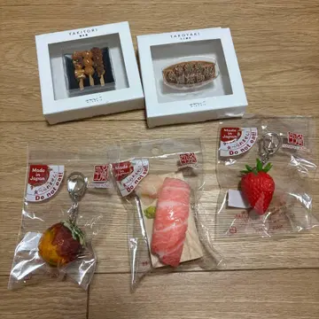 샘플 공방 식품 샘플 오도로 초밥(받침대 포함) 타코야키 딸기