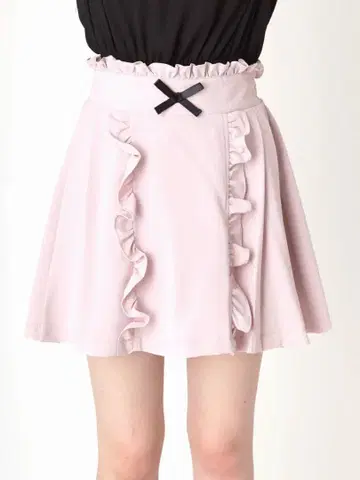 AnkRouge 사이드 플리츠 치마바지 핑크