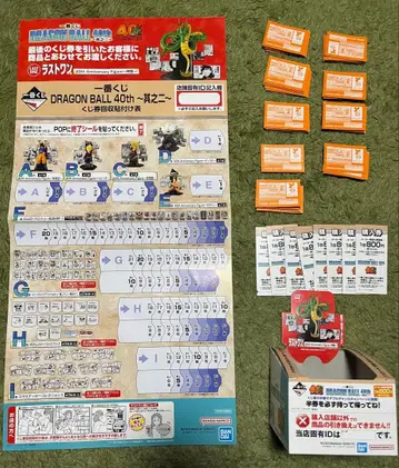 드래곤볼 제일복권 40th 제2탄 복권, 포스터 세트