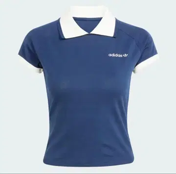 adidas 네이비 반팔 피케 셔츠 S