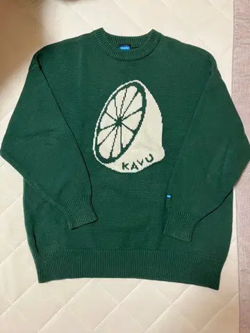 KAVU 카부 남성용 레몬 니트 그린