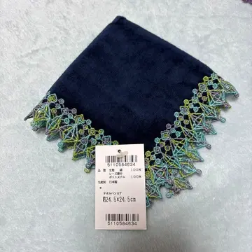 미사용 새상품 긴자와 레이스 타월 손수건 힌멜리 1