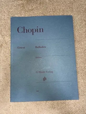 Chopin Ballade Op. 23 Urtext