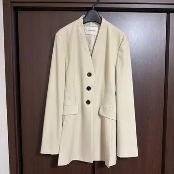 사이드 슬릿 노카라 자켓 COCODEAL