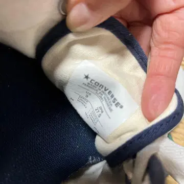 CONVERSE 네이비 로우컷 스니커즈 US 9 27.5