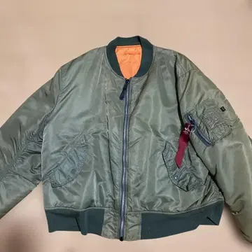 ALPHA MA-1 플라이트 자켓 올리브 그린