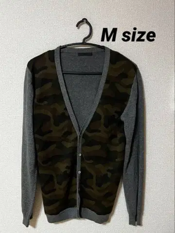 HARE 하레 카모 패턴 가디건 M 남성용 가디건