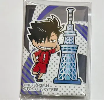하이큐 도쿄 스카이트리 스퀘어 캔뱃지 쿠로오 테츠로
