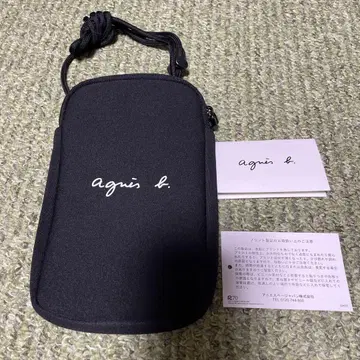 agnes b. VOYAGE 미니 숄더백 블랙