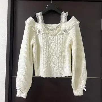 LIZLISA 오프숄더 니트