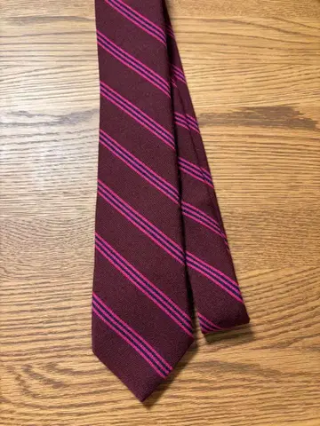 [ 100% 정품 ] Brooks Brothers 울 스트라이프 넥타이