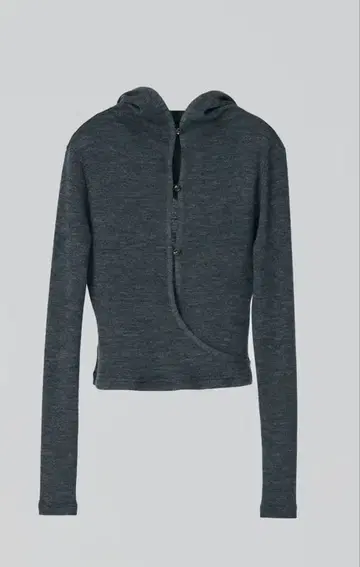 ZOE 후디 탑 그레이 조이