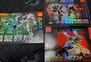 [미개봉] 블록 로봇 빌더 MECH 3종류
