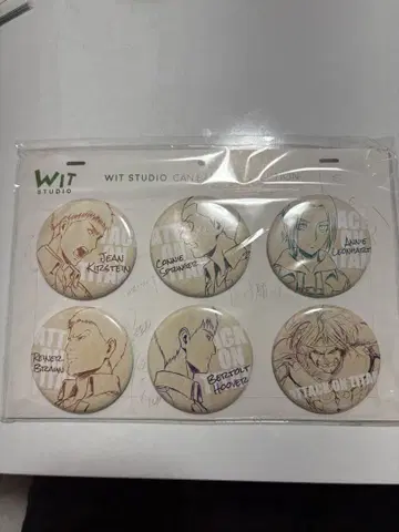 진격의 거인 캔뱃지 컬렉션 wit studio 6종 세트 C