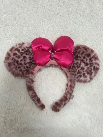 디즈니 레오파드 무늬 머리띠