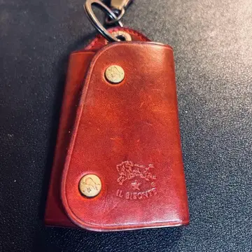 IL BISONTE 스마트 키 대응 가죽 키케이스