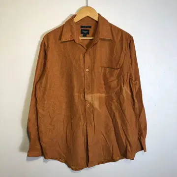 haggar. 구제 의류 셔츠 레트로 빈티지 브라운 분위기