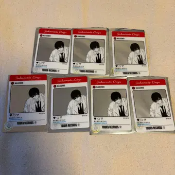 사카모토 데이즈 타워 레코드 SNS풍 클리어 카드 나구모 7종 세트