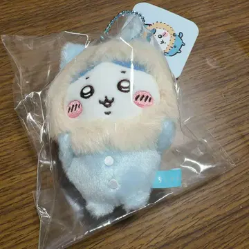 치이카와 (먼작귀) 복슬복슬 파자마 마스코트 키링 하치와레 새상품 미개봉