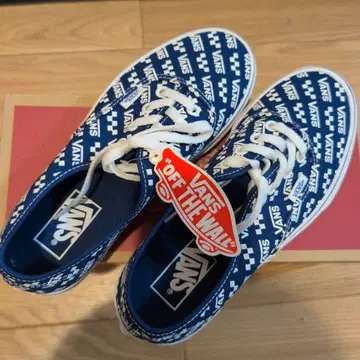 VANS Authentic 블루/화이트 6.0 US 스니커즈
