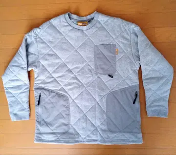 GRIP SWANY 별주 컬러 퀼트 크루 기어 포켓 그레이 M 사이즈