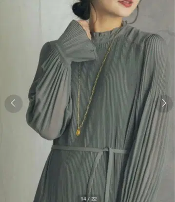 URBANRESEARCH ROSSO 랜덤 플리츠 원피스