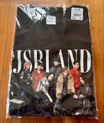 3대째 JSB JSBLAND 사진 롱 슬리브 티셔츠 BLACK M 사이즈