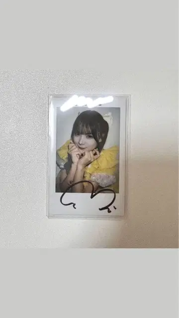 큐스토 후리 사인 폴라로이드