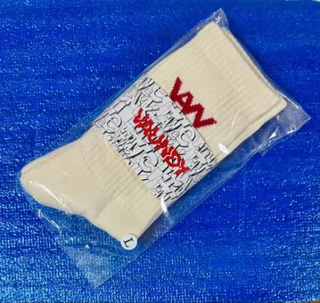 Vaundy VAWS 로고 양말 아이보리 L 사이즈