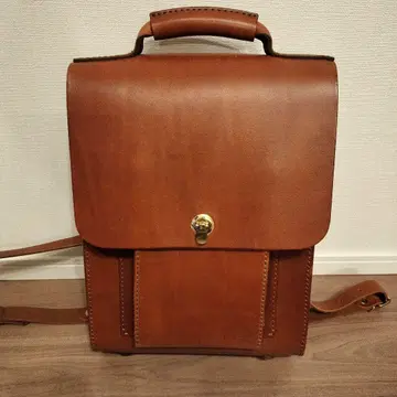 HERZ 가죽 백팩 (브라운)