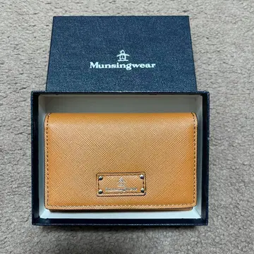[새상품] Munsingwear 브라운 명함지갑