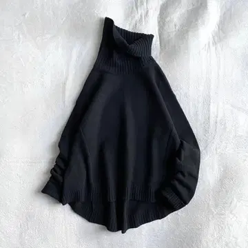 [새상품급] FRAMeWORK 울 캐시미어 터틀넥 풀오버 블랙 겨울