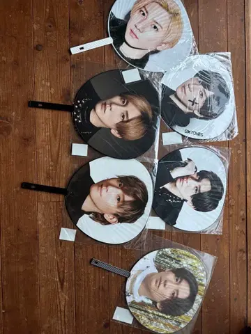 SixTONES 쿄모토 타이가 부채 6장 세트
