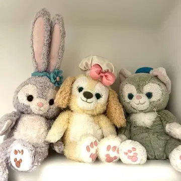 디즈니씨 더피 프렌즈 봉제 인형 묶음 판매