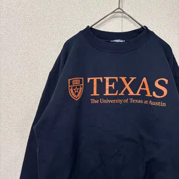 미국 빈티지 의류 맨투맨 텍사스 로고 프린트 M 상당 3478
