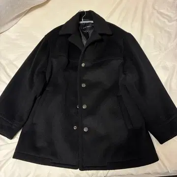 니코앤드 - 블랙 울 코트 M