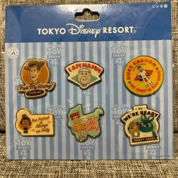 도쿄 디즈니 리조트 토이 스토리 핀 배지 6개 세트