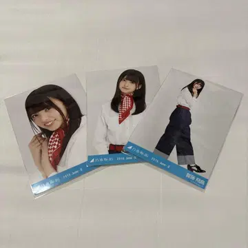 노기자카46 사이토 아스카 브로마이드 2016년 6월 셔츠 데님 컴프