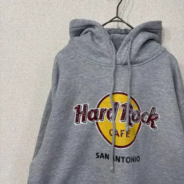 하드 록 카페 후드티 로고 프린트 미국 빈티지 의류 M 3477