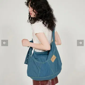 데님 리본 토트백 TINA: JOJUN