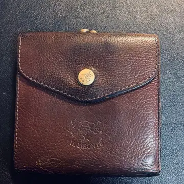 IL BISONTE 접이식 지갑 브라운