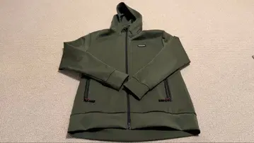 브리핑 후드티 L 사이즈 짙은 녹색