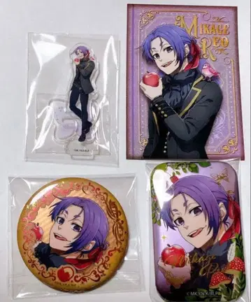 블루 록 미카게 레오 캔뱃지 스퀘어 캔 미니 미니 아크릴 스탠드 특전
