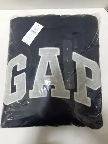 GAP 네이비 로고 후드티 S 사이즈