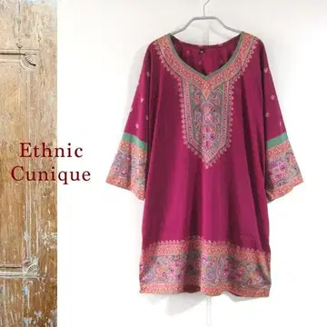 새상품급 에스닉 얇은 소재 튜닉 F