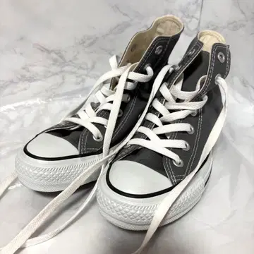 y123120 CONVERSE 스니커즈 하이컷 그린 계열 23cm