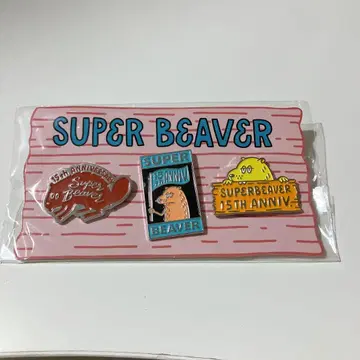 [ SUPER BEAVER ] 15th ANNIV 핀즈 세트 핑크
