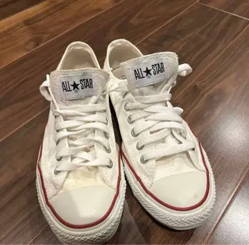 CONVERSE ALL STAR 화이트 로우컷 스니커즈
