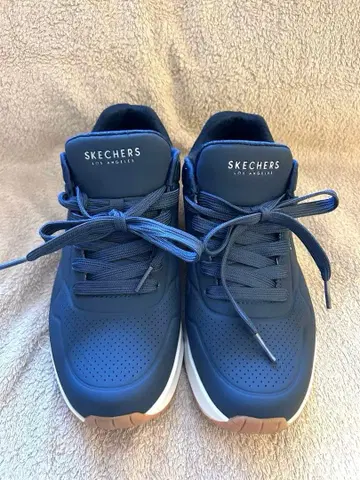 [ 거의 새상품 ] 스케쳐스 Uno-Stand On Air 네이비